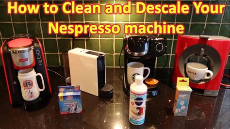 Nespresso Krups Descaling & Cleaning your coffee machine